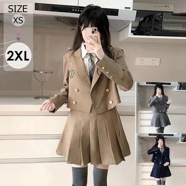 入学式 卒業式 スーツ 女の子 子供服 JK 4点セット ゆったりサイズ フォーマル スーツ 女児 中学生 高校生 中高生 通学 制服 結婚式 お受験 発表会 演奏会 誕生日 可愛い かわいい プレゼ