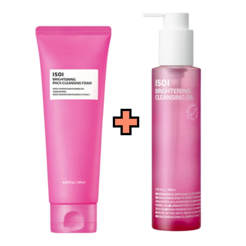 ブライトニングパッククレンジングフォーム125ml+クレンジングオイル 150ml/ローズ PDRN /クレンジングオイル/クレンジングフォーム