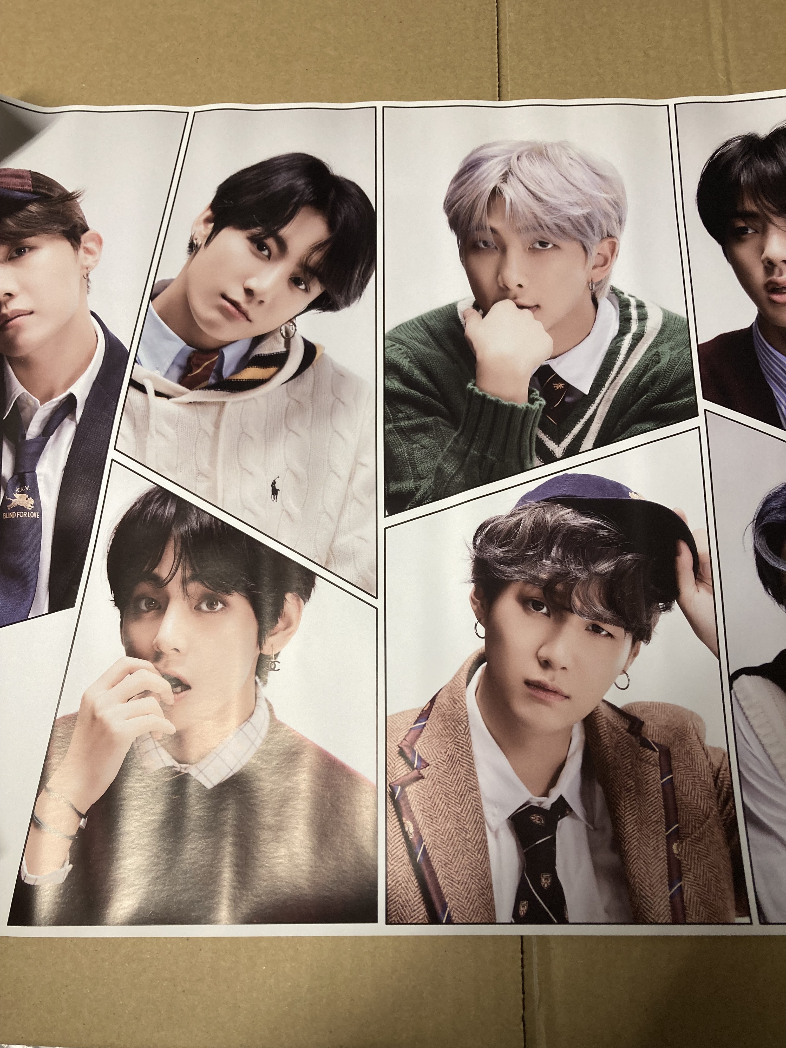 BTS MAP OF THE SOUL 7 特典ポスター 新品　a