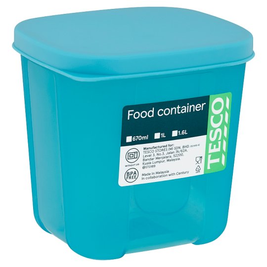 愛用 Door Tesco Fridge 670ml Turquoise Container 保存容器 キャニスター Www Havenseguros Com Br