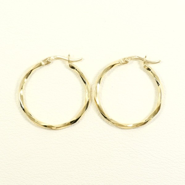 K10 10金 YG イエローゴールド ピアス 総重量約1.1g ジュエリー 中古