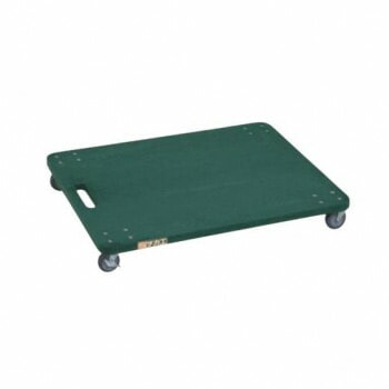 サカエ 板台車 オール自在タイプ 600x500x86mm グリーン YM-2G