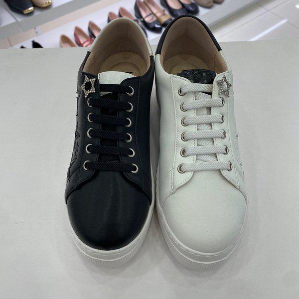 女性キー高さ軽量スニーカー1 PFEHFZ666667BKWH HSSS5A GN