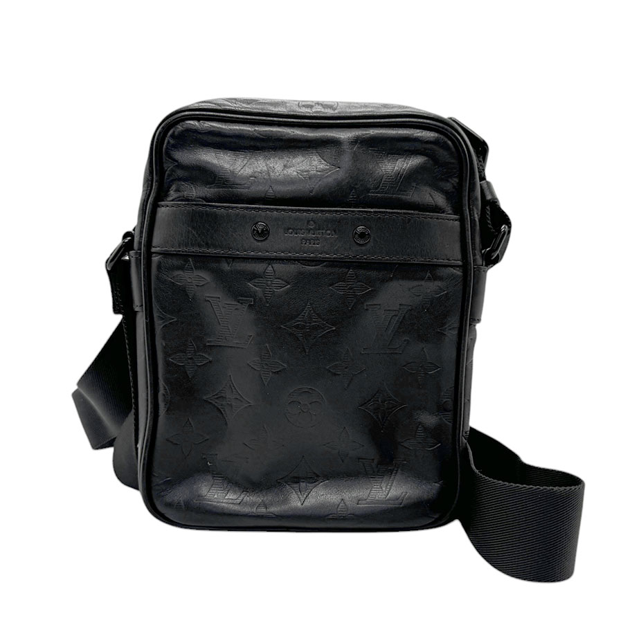 ルイ ヴィトン LOUIS VUITTON ショルダーバッグ モノグラム シャドウ ダヌーブPM/モノグラム シャドウ ブラック メンズ M43681 z3132
