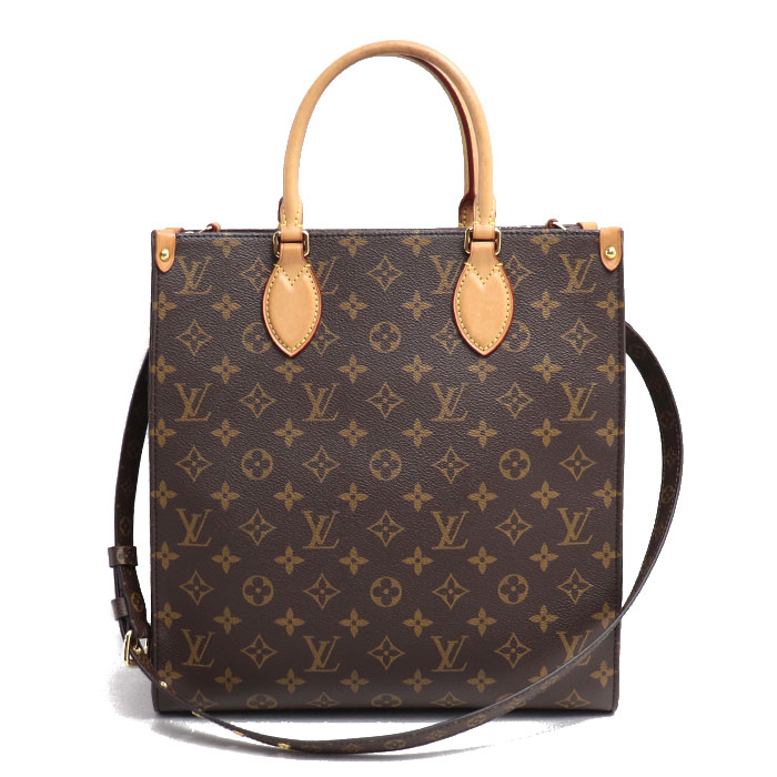 LOUIS VUITTON ルイ・ヴィトン サックプラPM 2Wayショルダーバッグ モノグラム M45848 ICチップ レディース 中古
