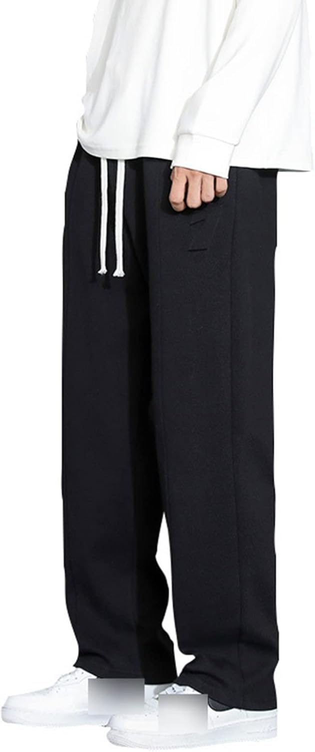 スウェットパンツ メンズ 裏起毛 秋 冬 イージーパンツ ジャージ 大きいサイズ ストレート ロングパンツ 裏ボア 厚手 保温ウェア 長ズボン 男女兼用 無地 シンプル おしゃれ