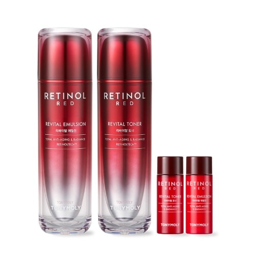 レッドレチノールスキンケア2点セット(トナー120mL / エマルジョン120mL) 9,647円