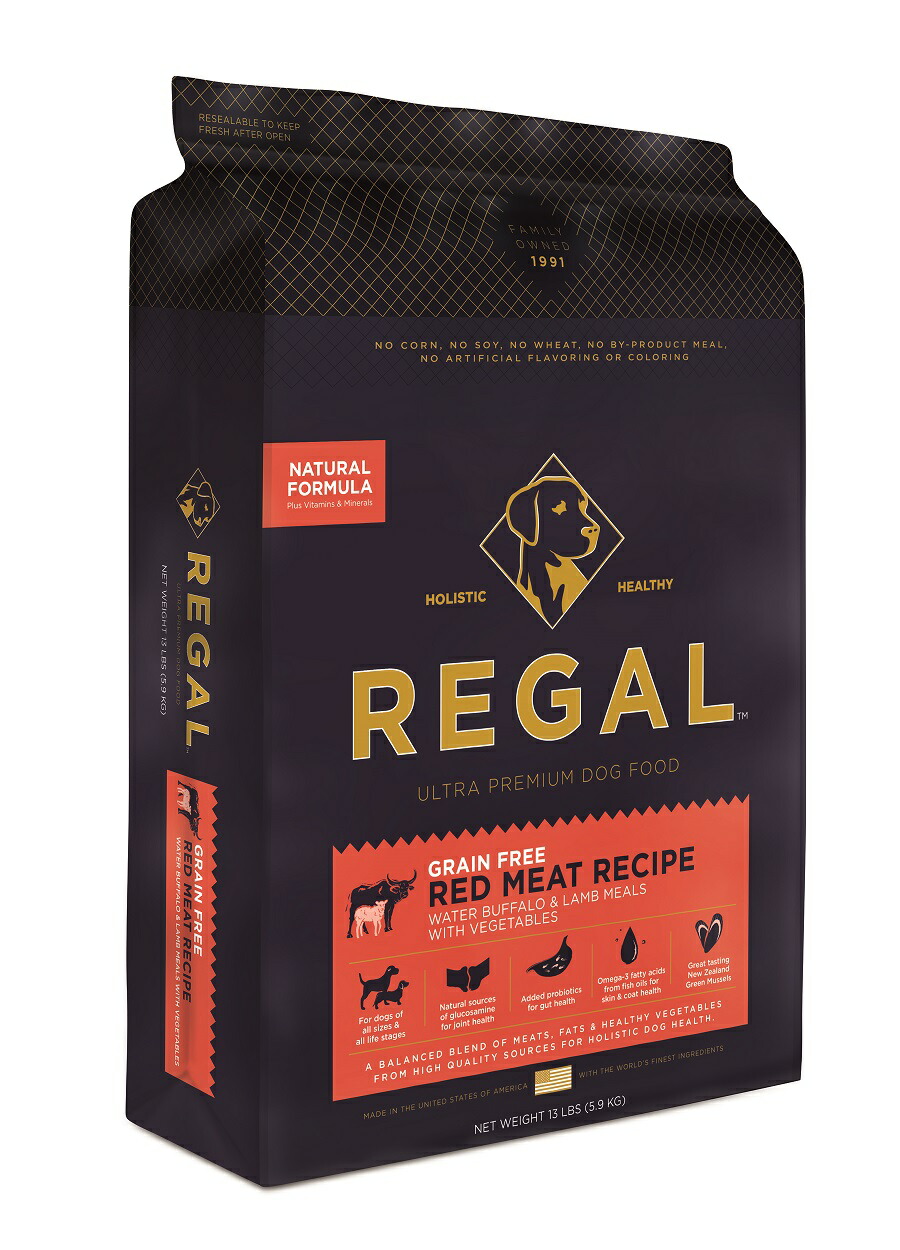 【賞味期限2026年3月18日】REGAL　リーガル　グレインフリー　レッドミートレシピ　バッファロー　5.9kg おやつのプレゼント付き【ドッグフード】【正規品】ドライフード 犬用