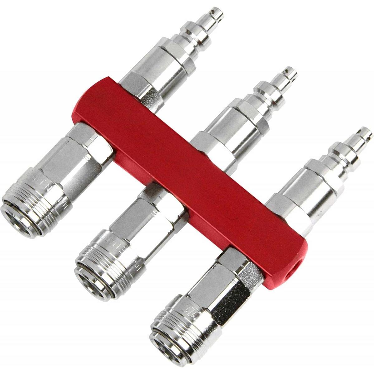 SK11 ハイフレンド 3連結・分岐 HF-3P3S コンプレッサー連結 継ぎ手 ホース連結 工具 エアーツール