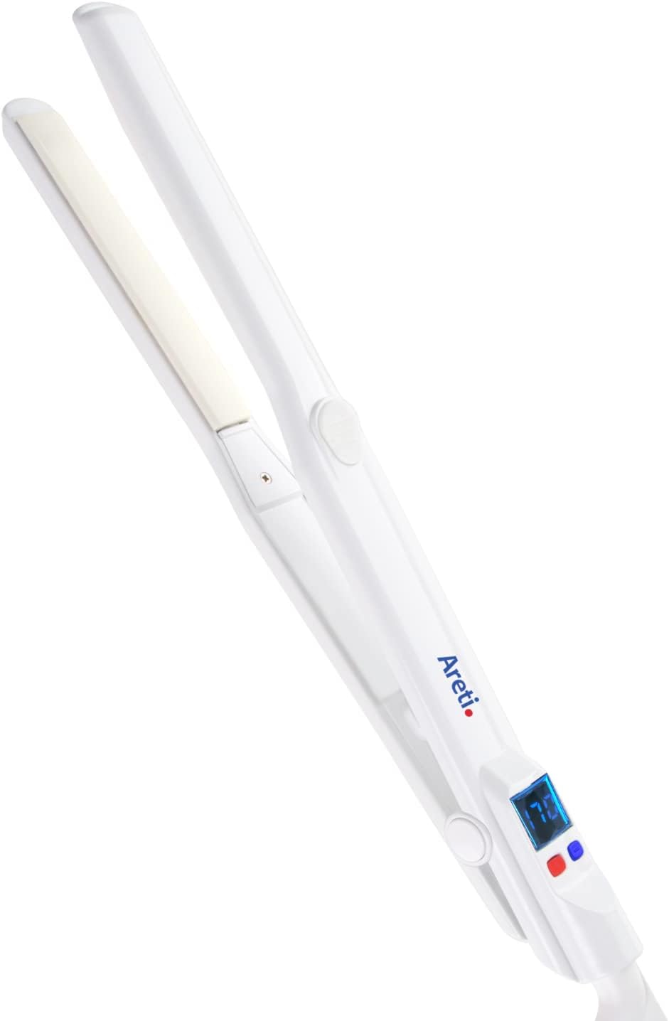 （アレティ） 15mm ヘアアイロン ストレート カール 2way マイナスイオン 純 セラミック ハイブリッド スリム メンズ i628PCPH-WH プレシジョン