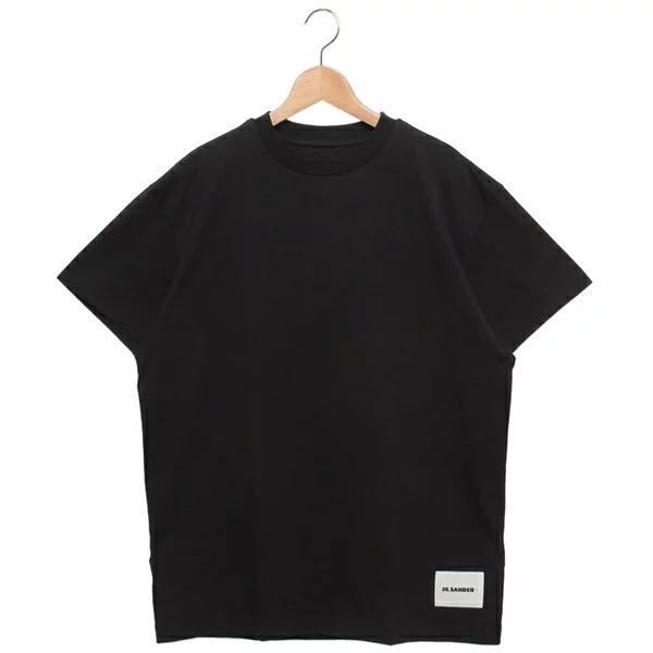 プラス Tシャツ カットソー オーガニックコットン ロゴラベル ブラック メンズ レディース J47GC0001 JTN254 000