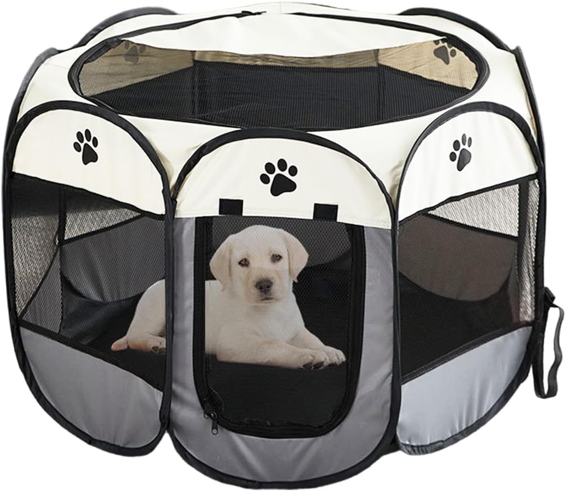 人気がある パッと開く 折りたたみ式 ペットサークル 犬 猫 防災 アウトドア サークル ゲージ 中型犬対応