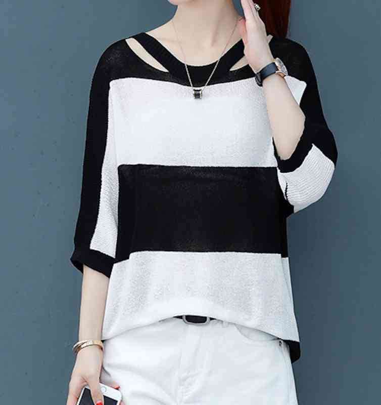 Tシャツ レディース ゆったり カジュアル ティーシャツ おしゃれ 無地 かわいい 7分袖 Vネック 大人 トレーナー 春 半袖 ジム ブラウス スポーツ 5分袖 ロング ブランド 薄手 ロゴ 涼しい