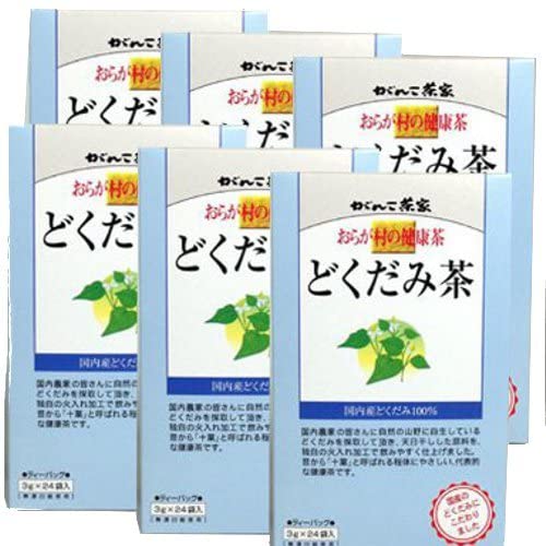 おらが村の健康茶 どくだみ茶 3g24パック6箱セット おらがむらの健康茶 美味しいどくだみ茶 どくだみ茶 ホワイトデー 2026 プチギフト お茶 ギフト プレゼント 内祝い 還暦祝い 男性