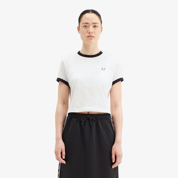 [プラットフォーム+] 2025年女性用クロップリンガーTシャツAFPF2519163-129