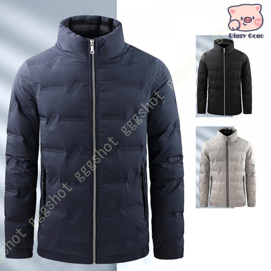 冬の特恵アウター メンズ 冬服 防風 コート ダウン入り ダウンジャケット 暖かい 防寒着 無地 ジャンパー 光沢 中綿ジャケット 軽量 ダウンコート カジュアル 秋 冬
