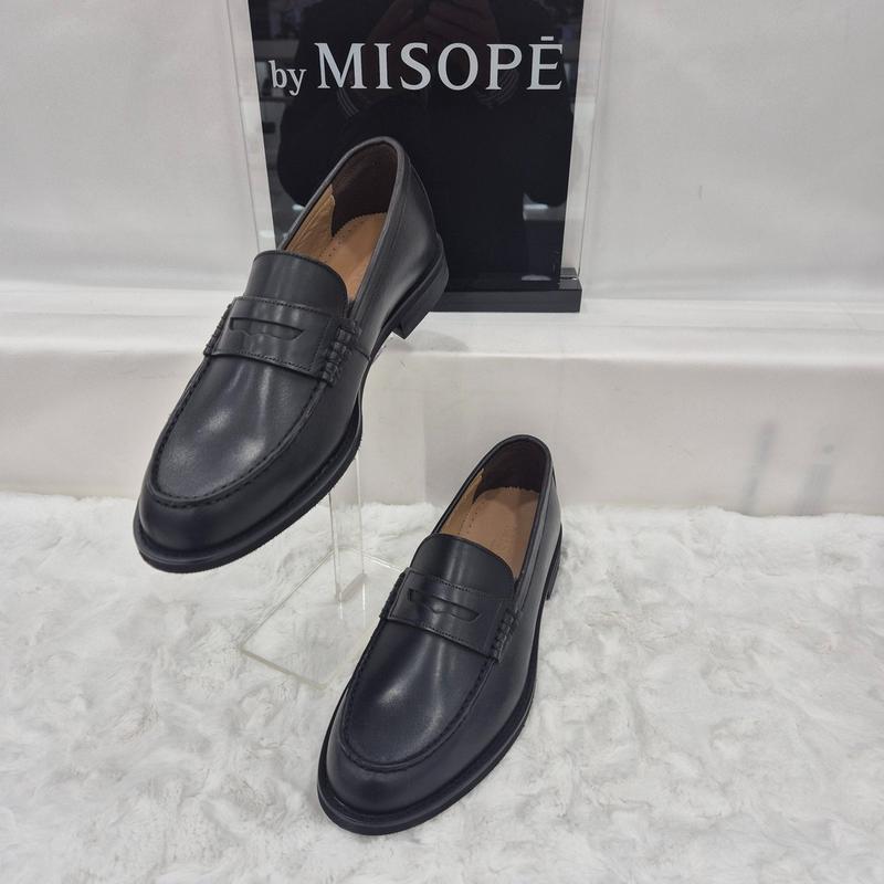 By 男性クラシックペニーローファー 122HT439SD005 BLACK 1 JJ