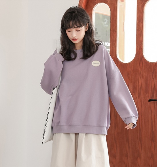 トップス トレーナー レギュラー丈 長袖 レギュラー袖 ラウンドネック コットン シンプル カジュアル かっこいい ラフ メンズライク ボーイッシュ スポーティー キュート ルーズ 個性的 クール 5,638円