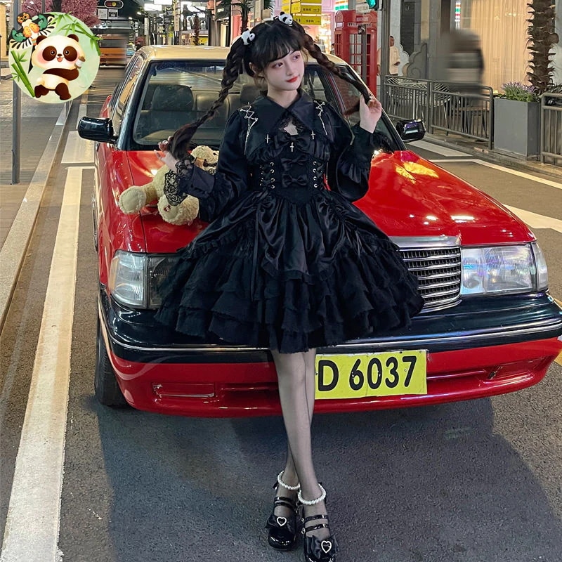 二次元プリンセススカートおしゃれコスプレ衣装かわいいロリータワンピース 文化祭学園祭コスプレ服
