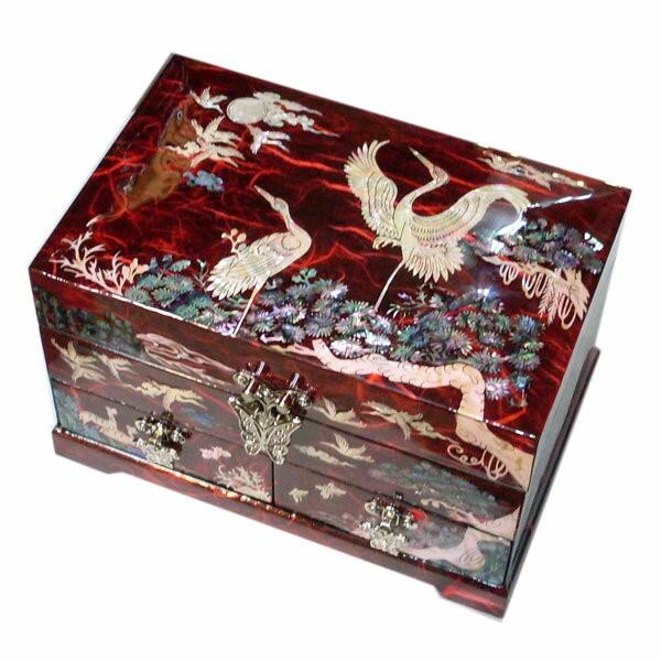 全国送料無料！ 韓国の伝統を伝えるアンティーク漆器宝石箱