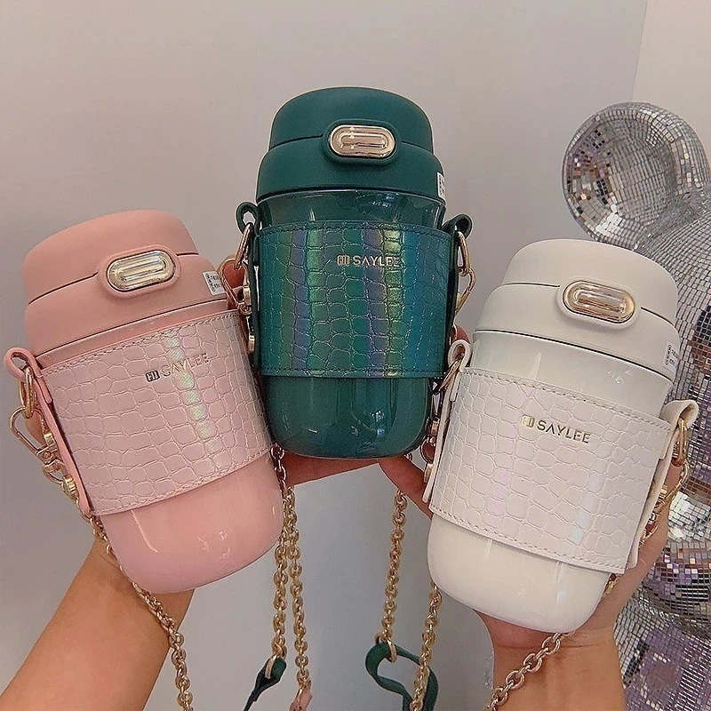 タンブラー 蓋付き コーヒーカップ 水筒 魔法瓶 直飲み 保冷 保温 ステンレス製 おしゃれ ホルダー コップ 通勤 L 持ち歩き マグカップ クリスマス ギフト