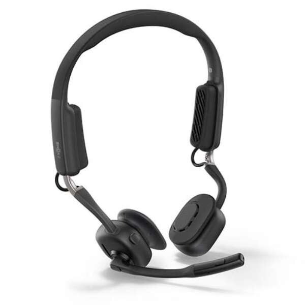 Shokz SKZ-EP-000044 ブラック OpenMeet ワイヤレス骨伝導ヘッドセット (Bluetooth対応・マイク対応) メーカー直送