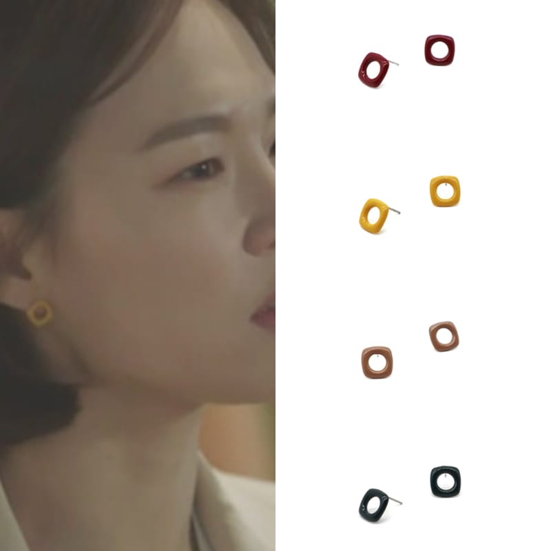 [芸能人ハンイェリクムセロク着用] SHAPE EARRINGS 03/デイリーリング/ 人気ジュエリー /韓国ファッションジュエリー /韓国の人気アクセサリー/韓国の芸能人着用/韓国の人気フ