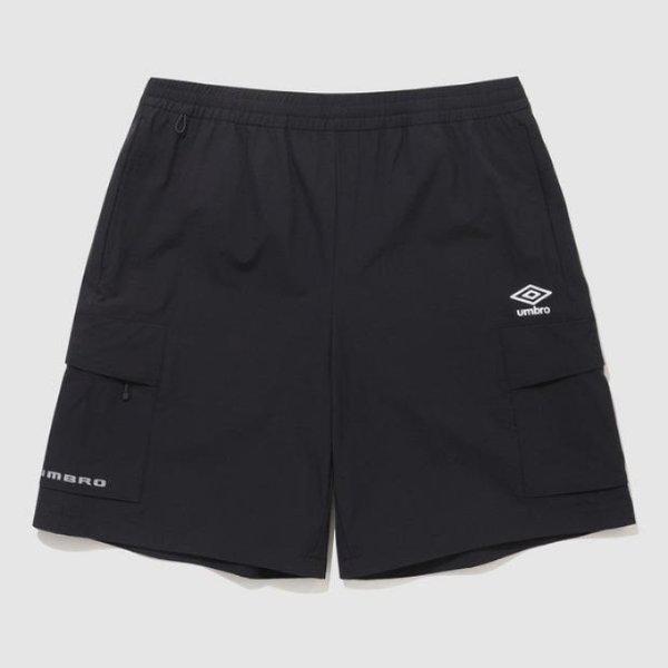 ショートパンツ PQA UQ121SHP31-BLK アクティブ オールラウンド ストレッチ カーゴ 4部丈ショートパンツ / BLACK