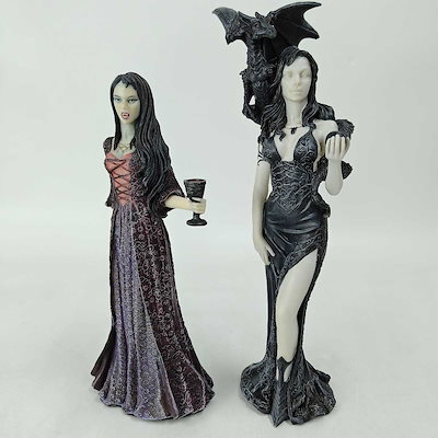 [2点セット] fairy myths-elfe mit drache schwarz-weiss 海外 フィギュア 2点セット] スタイルを変更する fairy myths-elfe mit drache