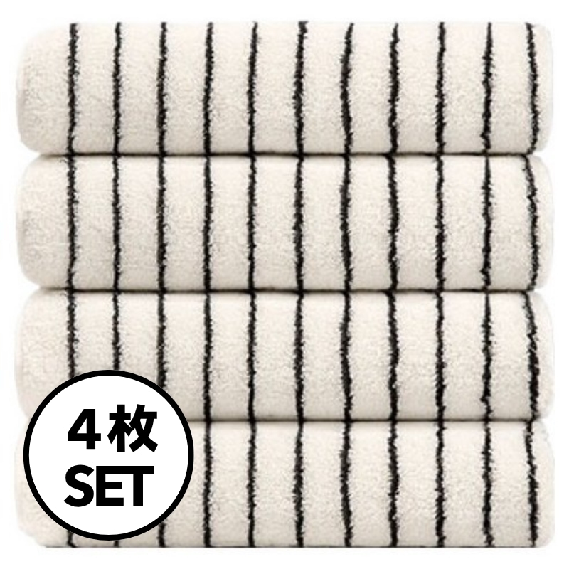 【TETO】選べる4枚セットストライプ ライン スーピマ オブジェ タオル 4枚セットSupima Objet Towel Stripe Line 正規取扱品