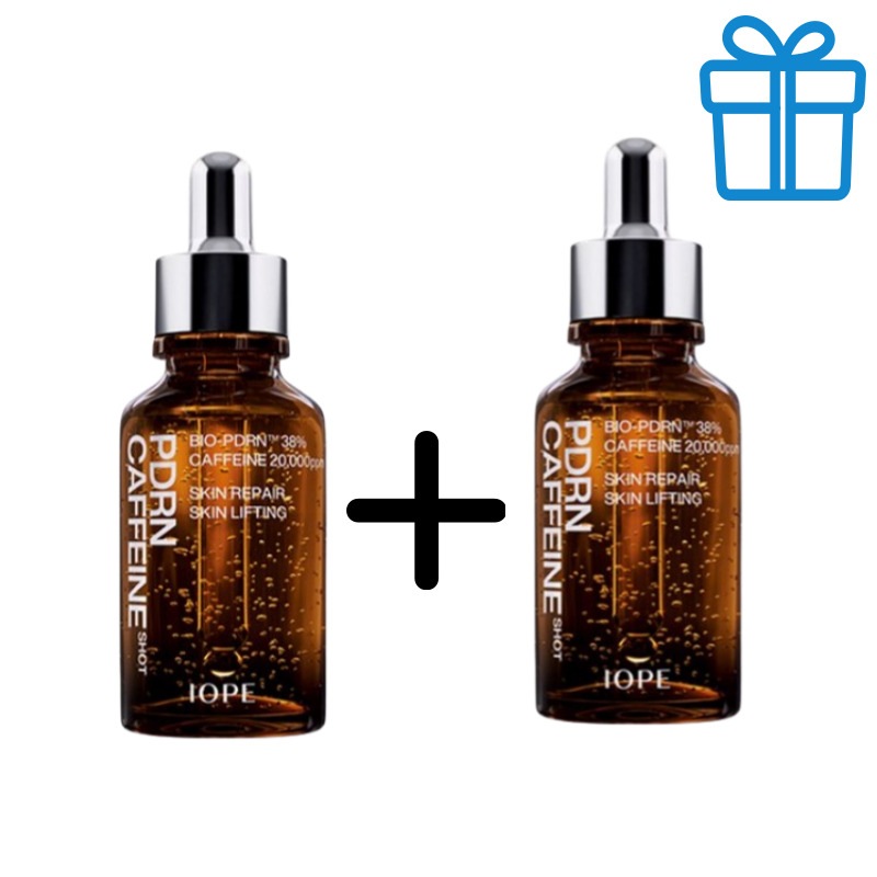 【正規品】PDRNカフェイン配合美容液(Caffeine Shot)×2本セットハリ・むくみ印象ケア／高濃度集中セラム・韓国スキンケア人気, DRN38% + カフェイン20,000ppm配合 8,892円