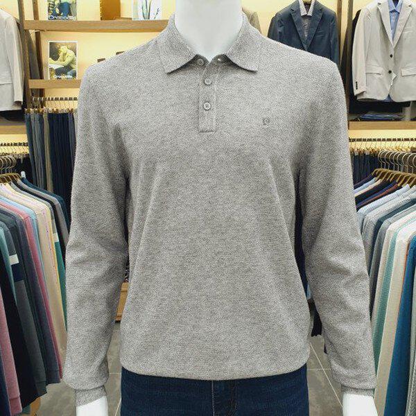 秋冬新作テクスチャーカラーニットTシャツPOKT3351 95_SH