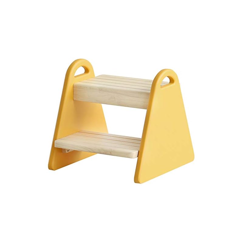 【即日発送】市場 踏み台 子供 カラー展開 tina 幅30ｘ奥行32.5ｘ高さ30cm マスタードイエロー 天然木使用 ILS-3429MYL