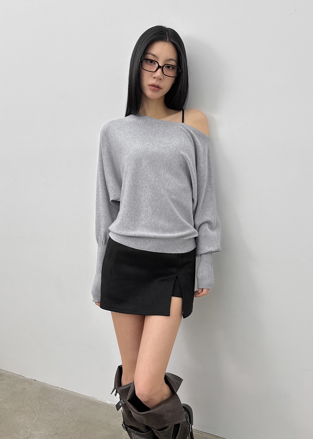 フィオロンワンショルダーニット