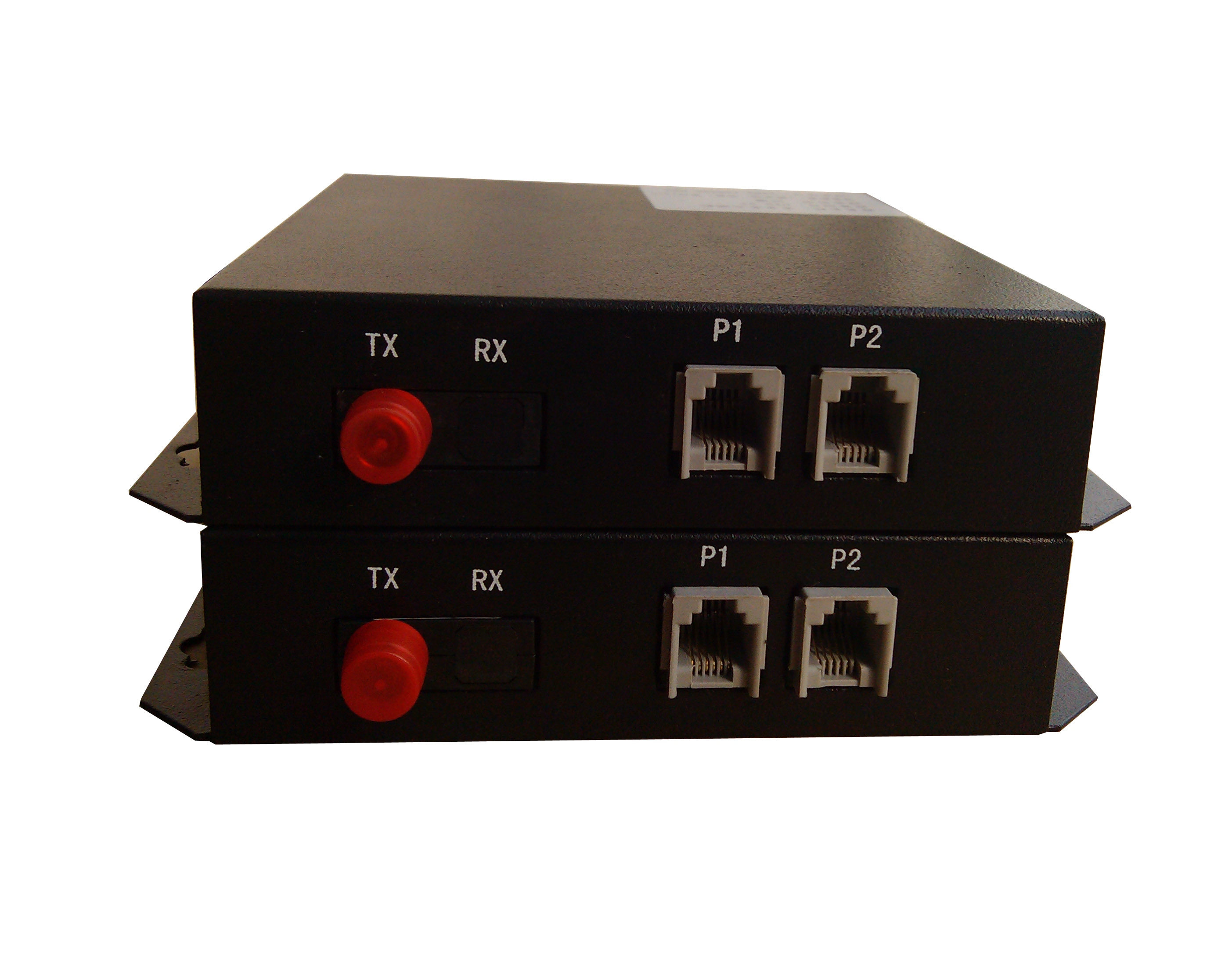 SUCCLINK 業務用 電話2分配出力とイーサネット1分配出力　光ファイバー伝送器 光送信機 （送信器と受信器）BH3610J-2T1E １年保証