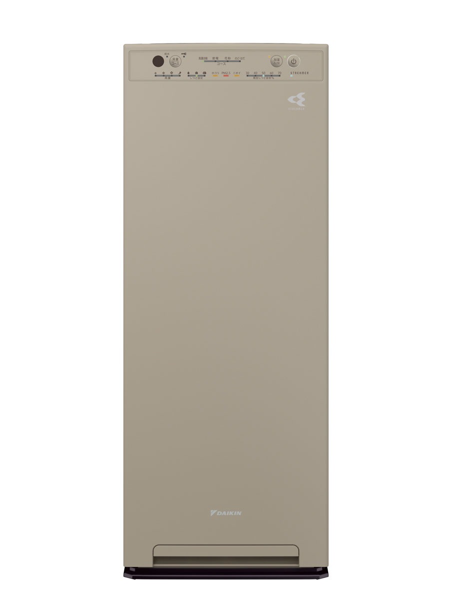 ダイキン MCK556A-C 空気清浄機【加湿機能付】（空清25畳まで 加湿：木造8.5畳プレハブ14畳まで カームベージュ） MCK556AC