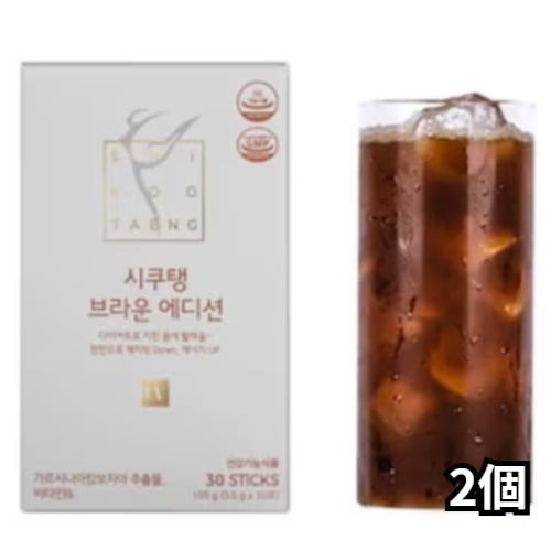 韓国のコーヒーBESTシクテンコーヒーヘーゼルナッツ味 ダイエットコーヒー30包 x 2個