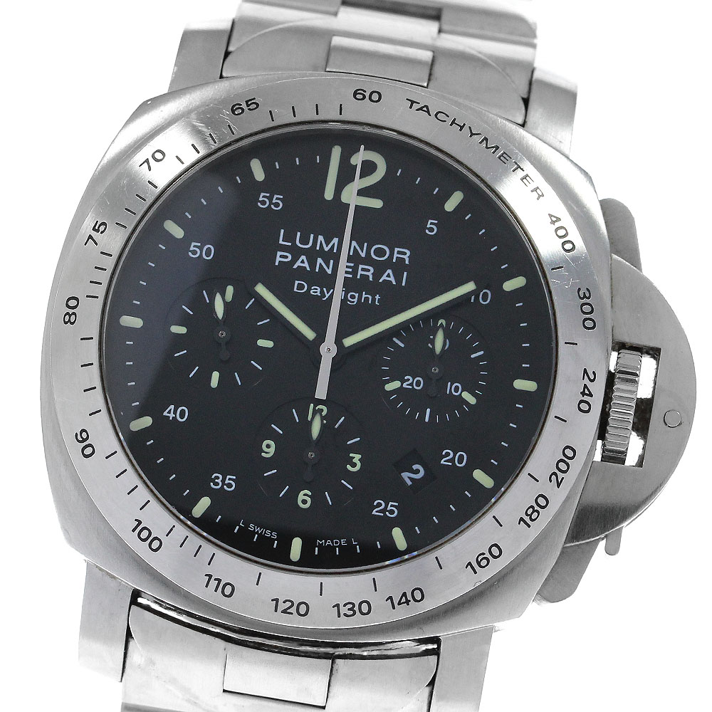 パネライ PANERAI PAM00236 ルミノール デイライト クロノグラフ デイト 自動巻き メンズ _898046【中古】