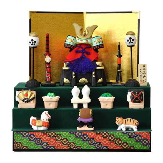 【五月人形】兜飾り三段セット！【D403】【新作】【秀光】【限定品】