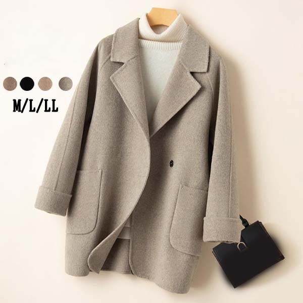 ウール コート レディース 秋 冬 50代 40代 30代 きれいめ ジャケット ショートコート アウター 上着 トレンチコート トップス チェスターコート 上品 防寒 フォーマル お呼ばれ 大きいサ