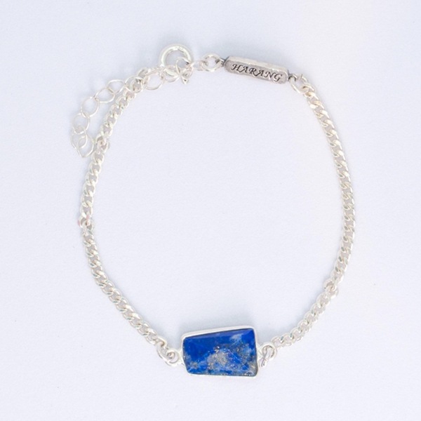[HARANG]★BTS 着用★HR 247B_Rectangle Lapis Lazuli Bracelet HARANG [BTS V 着用] HR 247B_Rectangle Lapis Lazuli Bracelet