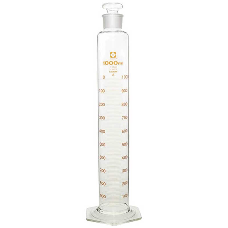 柴田科学　SIBATA 有栓メスシリンダー カスタムA 1L 0　265801000