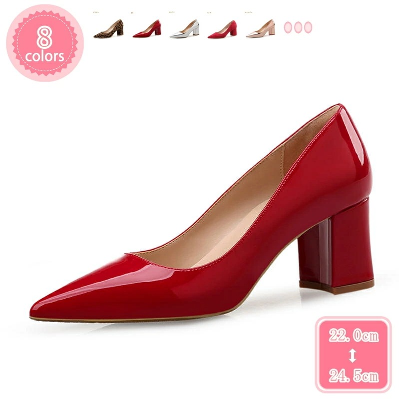 1000円OFFクーポン 歩きやすい パンプス レオパード エナメル スエード調 パンプス 走れる 6.5cmヒール ポインテッドトゥパンプス 低反発 オールシーズン 立ち仕事 お出かけ 結婚式パンプ