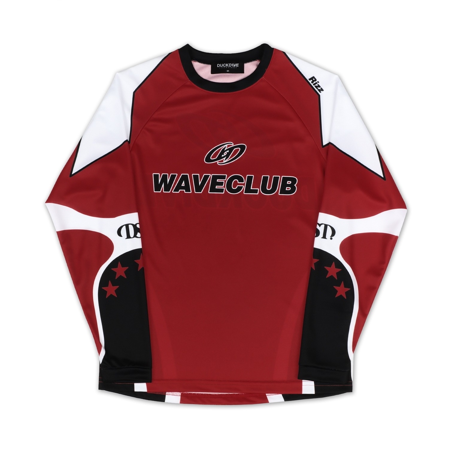 STAR RAGLAN MESH LONG SLEEVE（RED）