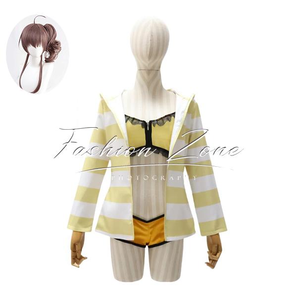 激安販売!バーチャル ホロライブ hololive 風　夏色まつり コスプレ衣装 ウィッグ cosplay ハロウィン 演出服 変装