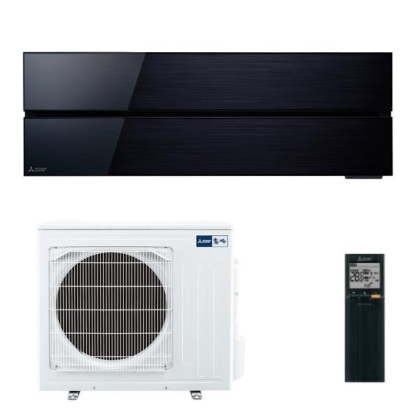 エアコン(5.7kw) ミツビシ MSZ-FLV6321S-K 18畳以上向け 20畳用 オニキスブラック ムーブアイ極