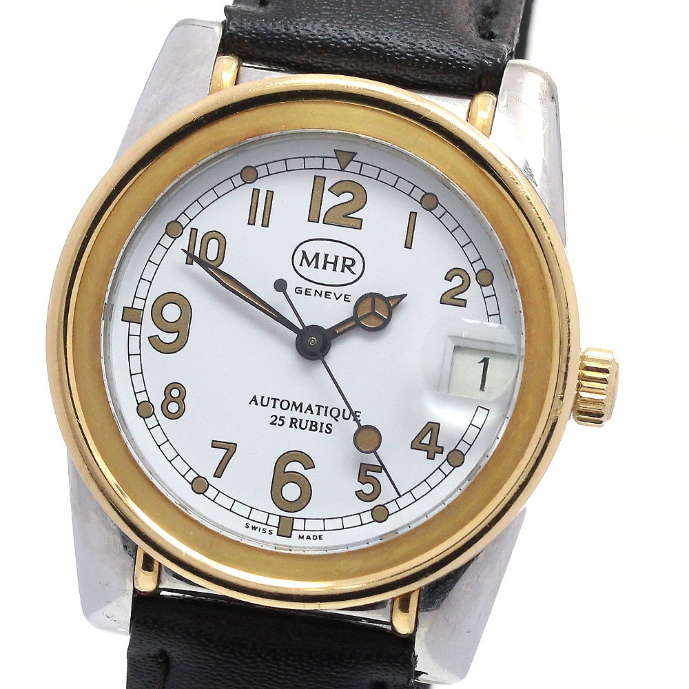 マハラ MAHARA BA2-2949 YGベゼル デイト 自動巻き ボーイズ _860572【中古】