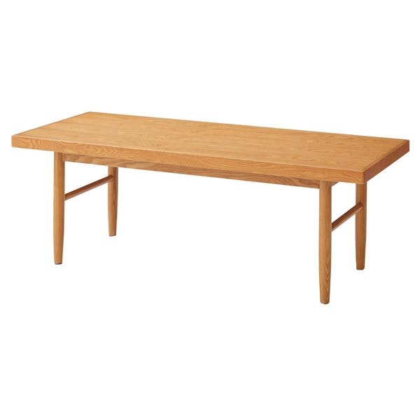 【ギフト】 リビングテーブル 約W110xD48xH38cm ライトブラウン 組立品 テーブル