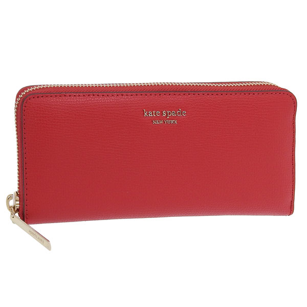 ケイトスペード ニューヨーク 長財布 ラウンドファスナー レディース レッド アウトレット kate spade new york pwru7245-611