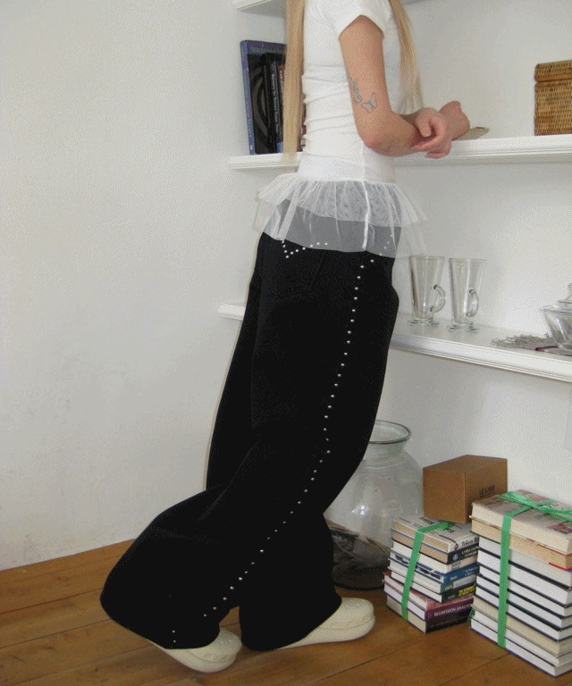 stud line pants [2color]